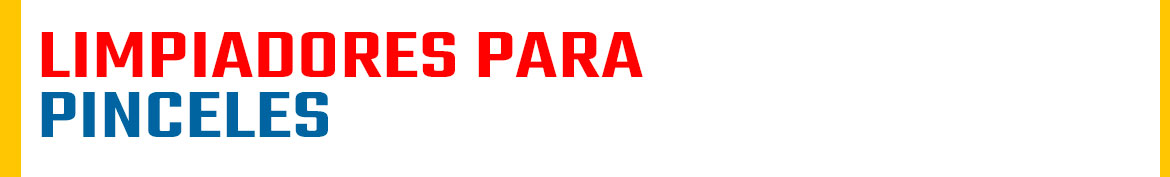 Limpiadores de pinceles