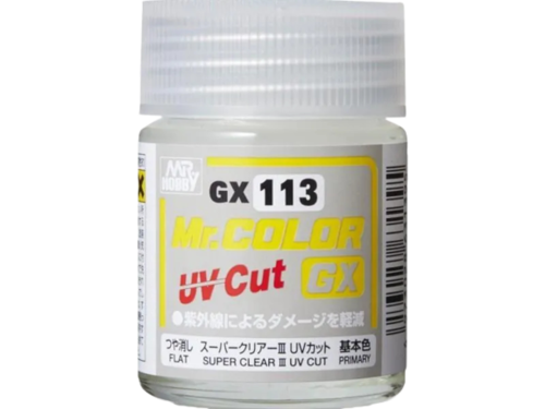 MR COLOR GX-113 SUPER CLEAR III UV CUT FLAT - 18ML