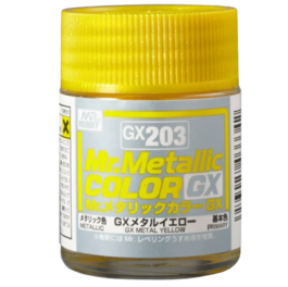 MR METALLIC COLOR GX-203 GX METAL YELLOW - 18ML
