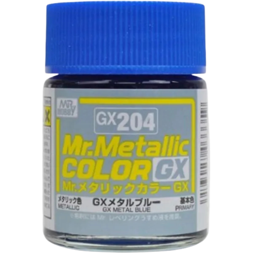 MR METALLIC COLOR GX-204 GX METAL BLUE - 18ML