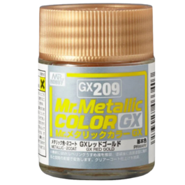 MR METALLIC COLOR GX-209 GX RED GOLD - 18ML