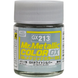 MR METALLIC COLOR GX-213 GX WHITE SILVER - 18ML