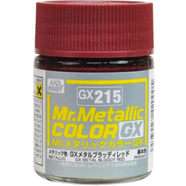 MR METALLIC COLOR GX-215 GX METAL BLOODY RED - 18ML