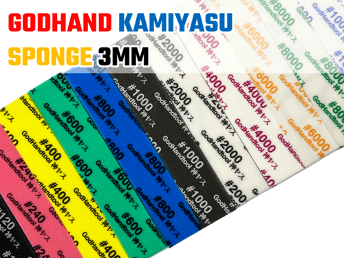 GODHAND KAMIYASU SANDING SPONGE 3MM #120 - 5 PCS