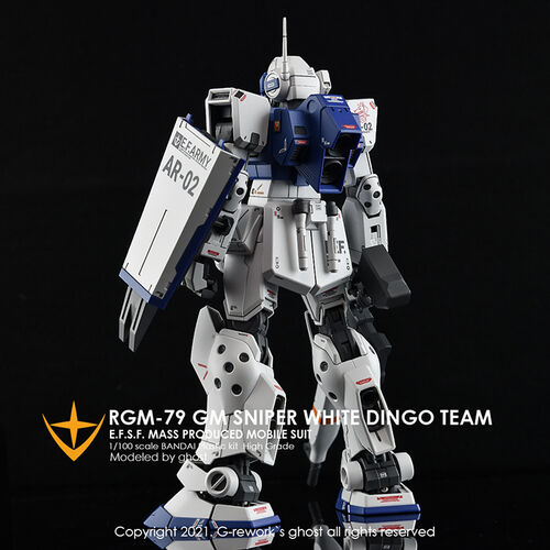 G-REWORK -MG- RGM-79SP SNIPER 2 - WHITE DINGO