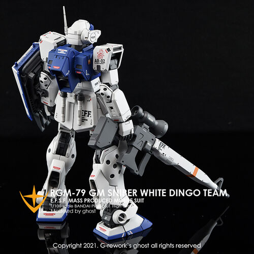 G-REWORK -MG- RGM-79SP SNIPER 2 - WHITE DINGO