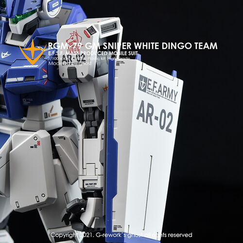 G-REWORK -MG- RGM-79SP SNIPER 2 - WHITE DINGO