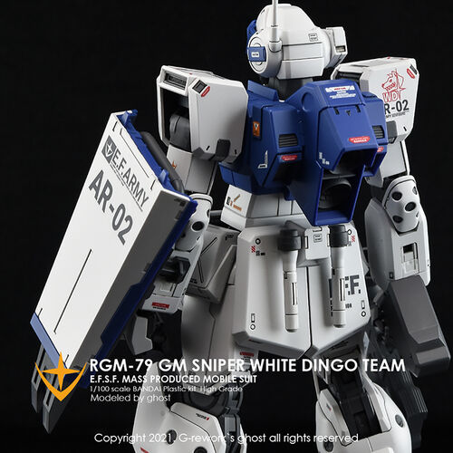 G-REWORK -MG- RGM-79SP SNIPER 2 - WHITE DINGO