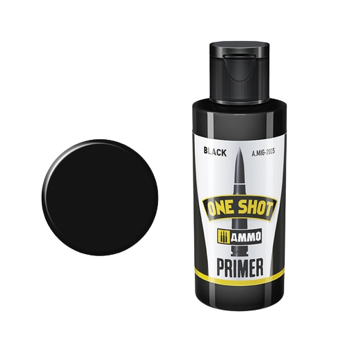 AMMO MIG ONE SHOT PRIMER BLACK 60ML