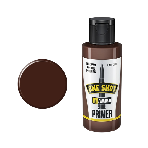 AMMO MIG ONE SHOT PRIMER BROWN OXIDE 60ML