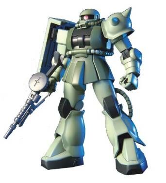 GUNDAM HGUC -040- MS-06 ZAKU II MASS PRODUCTION TYPE (GUNDAM MODEL KIT) 1/144