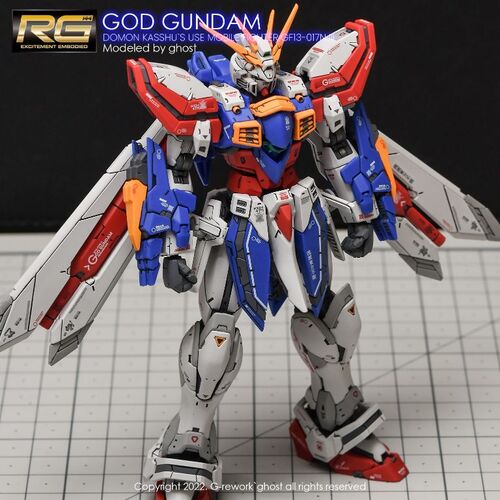 G REWORK -RG- GF13-017NJII GOD GUNDAM