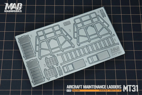 MADWORKS Photo-Etched Series - MT-31 1/72 MAINTENANCE LADDER 1