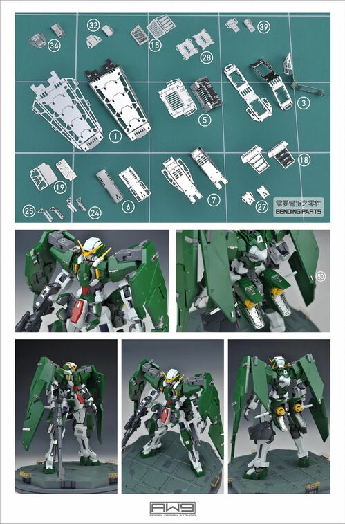 MADWORKS ETCHING PARTS -S09- MG GUNDAM DYNAMES GN-002