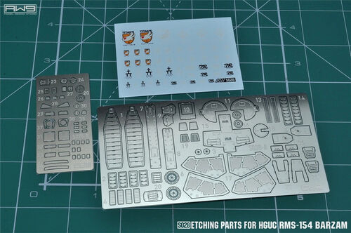 MADWORKS ETCHING PARTS -S28- HGUC RMS-154 BARZAM