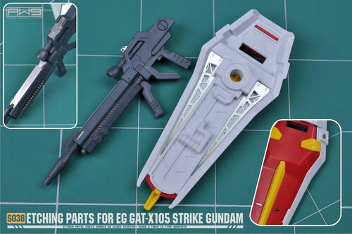 MADWORKS ETCHING PARTS -S38- EG GAT-X105 STRIKE GUNDAM + WATERSLIDE DECALS