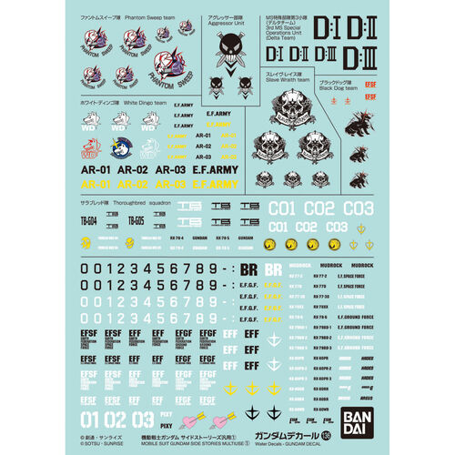 GUNDAM DECAL -136- SIDE STORIES MULTIUSE 1