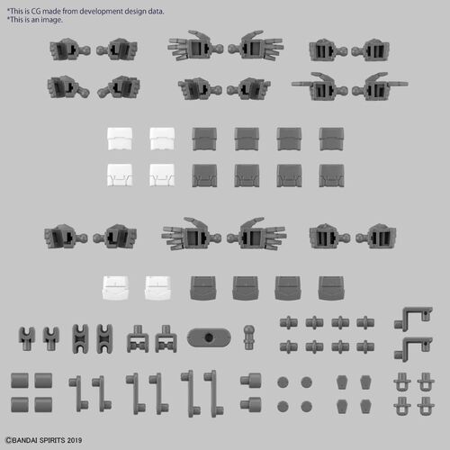 30MM OPTION PARTS -OP12 - HAND PARTS / MULTI-JOINT