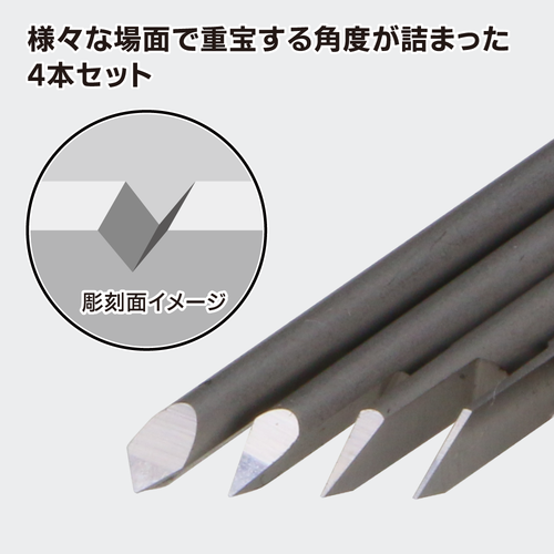 GODHAND BIT BLADE V-SHAPED SET (5º/20º/45º/90º)
