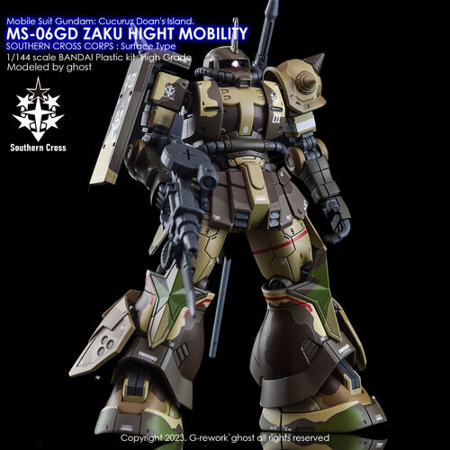 G-REWORK -HG- MS-06GD ZAKU HIGH MOBILITY GROUND TYPE VER.