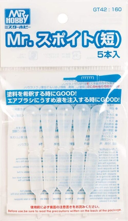 MR DROPPER (SHORT) PIPETAS 5PCS