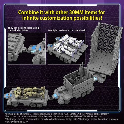 30MM - EXTENDED ARMAMENT -EU13- CUSTOMIZE CARRIER VER 1/144