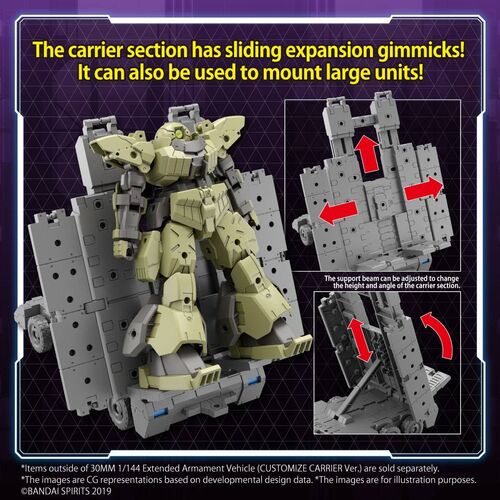 30MM - EXTENDED ARMAMENT -EU13- CUSTOMIZE CARRIER VER 1/144