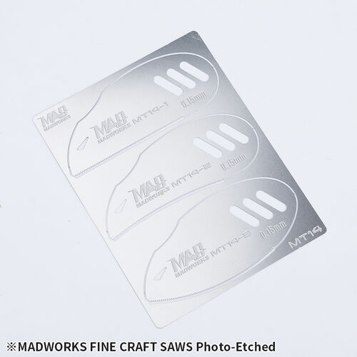 MADWORKS Photo-Etched Series - MT14 FINE CRAFT SAWS 0.15MM