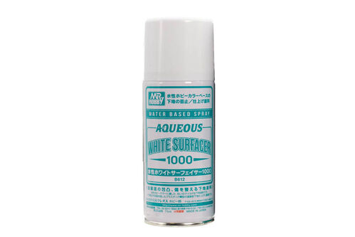 MR HOBBY AQUEOUS SURFACER #1000 WHITE 170ML