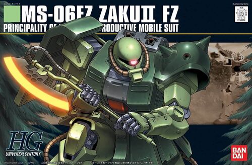 GUNDAM HGUC -087- MS-06FZ ZAKU II FZ 1/144