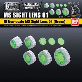 BUILDER PARTS HD BPHD-18 - MS SIGHT LENS 01 - GREEN NO SCALE