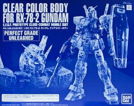 GUNDAM PB - PG CLEAR BODY FOR RX-78-2-GUNDAM PGU, (PGU NOT INCLUDED) 1/60