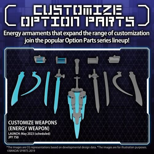 [ CAJA DAÑADA ] 30MM - OPTION PARTS -W24- CUSTOMIZE WEAPONS (ENERGY WEAPONS)