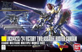 [ DAMFAGED BOX ] GUNDAM HGUC -189- VICTORY LM314V23 / V2 ASSAULT BUSTER GUNDAM 1/144