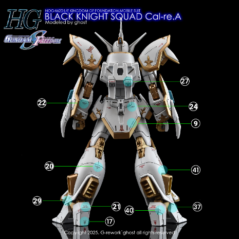 G-REWORK -HG- BLACK KNIGHT SQUAD CAL-RE A