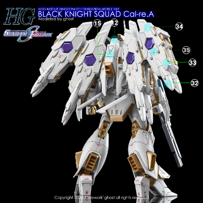 G-REWORK -HG- BLACK KNIGHT SQUAD CAL-RE A