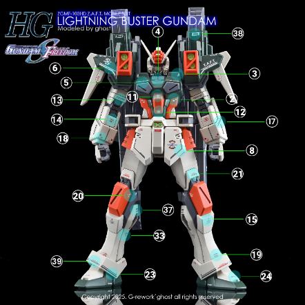 G-REWORK -HG- SEED LIGHTING BUSTER GUNDAM