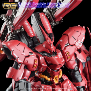 G-REWORK -RG- SAZABI DOUBLE HORN (SAZABI DECALS NOT INCLUDED)