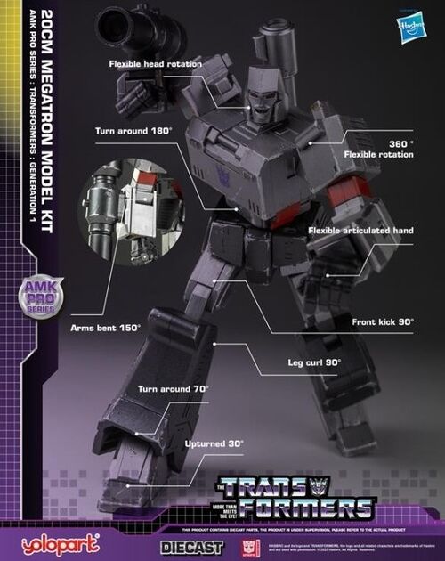 TRANSFORMERS GENERATION ONE AMK PRO SERIES 20cm MEGATRON MODEL KIT