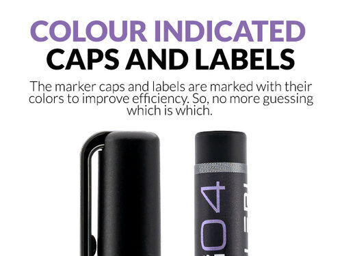 GAALHERI - METALLIC SERIES MARKER 04 - DARK IRON - 1 UNIT