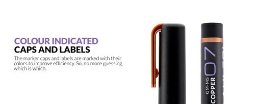 GAALHERI - METALLIC SERIES MARKER 07 - RED COPPER - 1 UNIT