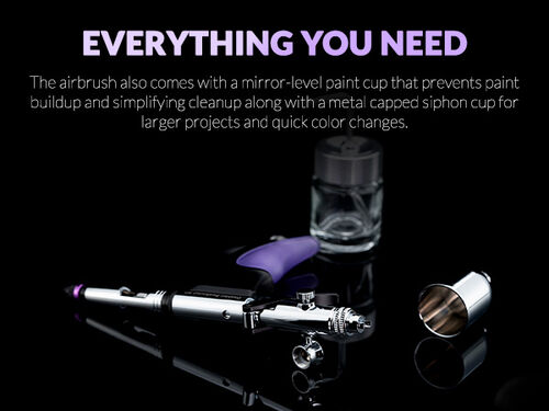 GAALHERI - AIRBRUSH ACE SERIES GHAC- SHALLOWTAIL SD 0.28 & 0.5MM & FAN CAP TRIGGER TYPE DUAL ACTION