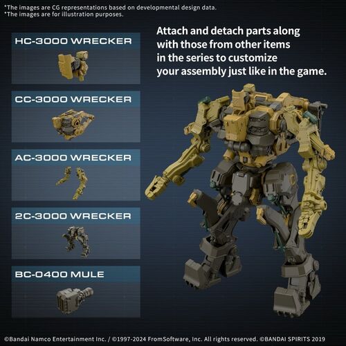 30MM - Armored Core VI -05- RaD CC-3000 Wrecker Milk Tooth