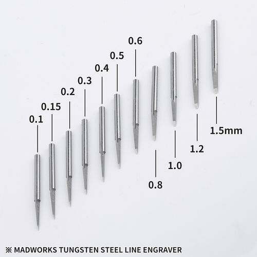 MADWORKS Scribing Chisel Tungsten Round Type Holder - 0,2mm