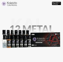 GAAHLERI  KALEIDO COLOR WORKS - 12 METAL COLORS SET