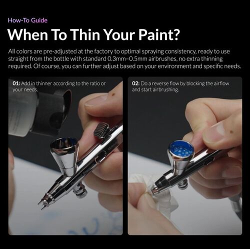 GAAHLERI KALEIDO COLOR WORKS - KT201 AIRBRUSH THINNER 210ml