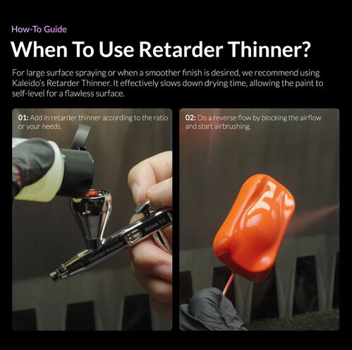 GAAHLERI KALEIDO COLOR WORKS - KT202 AIRBRUSH RETARDER THINNER 210ml