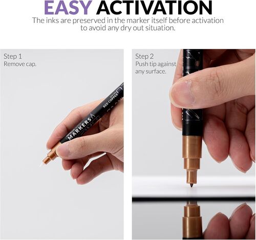 GAAHLERI - METALLIC SERIES MARKER 09 - SCORCHER - 2 UNIT