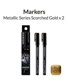 GAAHLERI - METALLIC SERIES MARKER 09 - SCORCHER - 2 UNIT