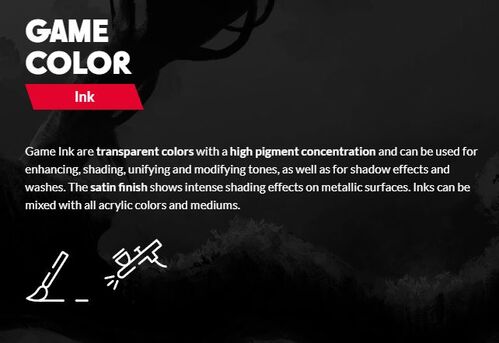 GAME COLOR - INK - 72086 18ML-  ROJO